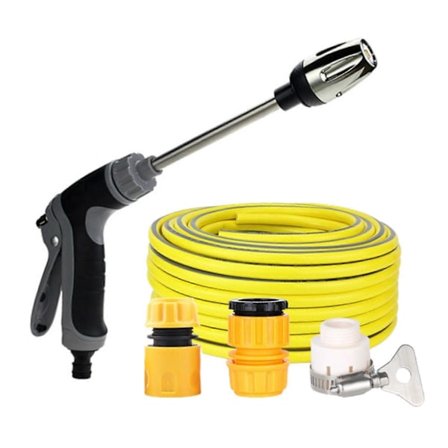 Högtryckstvätt Turbowasher för bil Justerbara sprutmönster Vattenpistol för bilrengöring (FMY)