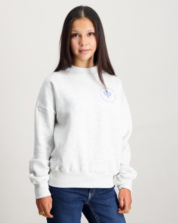 Abercrombie AFG SPORT LOGO SWEATSHIRT Grå Hettegensere/Hoodies Jente - Kids Brand Store