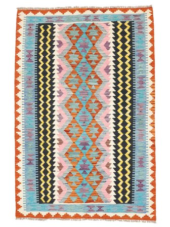 Dywan Kilim Afgan Old Style 125X184 (Wełna, )