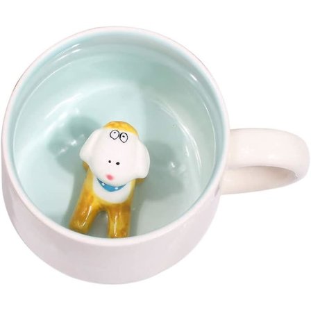 3D Söta Djur Keramik Kaffekopp Kontorskopp