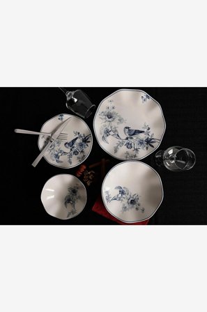 Hermia - Middagsservice Gnesy 2 (24 dele) - Beige - Servicesæt - Fra Homeroom