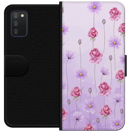 Yhteensopiva Lompakkokotelo Samsung Galaxy A03s Petal Reverie Lilac Mist