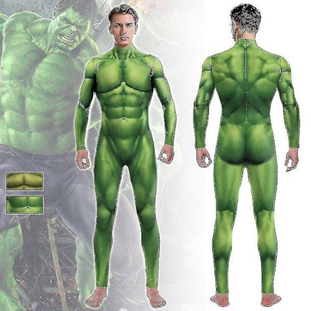 superhelt Bruce Banner Hulk Muscle Tights Jumpsuits Kostume Mænd Kvinder Halloween Party Performance Zentai Bodysuit