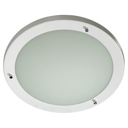 Armaturhantverk - Baderomstaklampe Tjörn Hvit