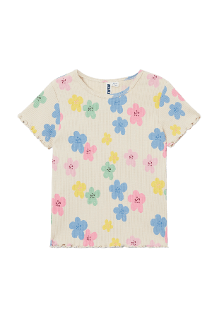 RIKIKI Ribbstickad t-shirt LANA T-shirts & toppar 110/116