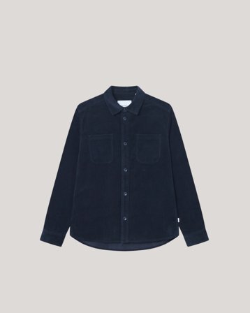Les Deux Kody Corduroy Overshirt Blå Skjorter Gutt - Kids Brand Store