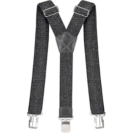 Herre Seler Strømper 4cm Brede Heavy Duty Bukser Med Stærke 3 Metal Clips