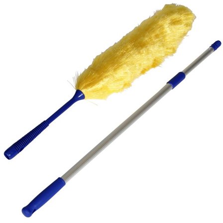 NORDEX Dammvippa Teleskop 125-170cm - Lyreco - Städ och hygien - Städredskap - Dammvippor och intriörmoppar