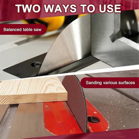 10" slibeskive til rundsav 5/8" dorn kalibreringsslibeskive balanceklinge 18 sandpapir 60 80