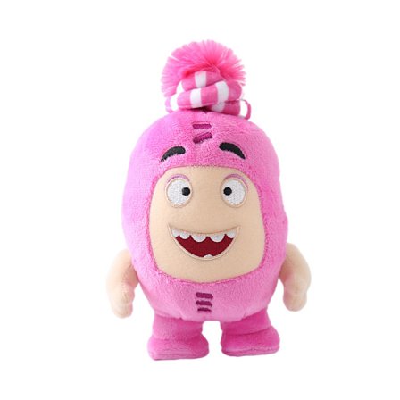 1 Oddbods qipao mengbei plys legetøjsdukke tegneserie anime dukke, pink -1