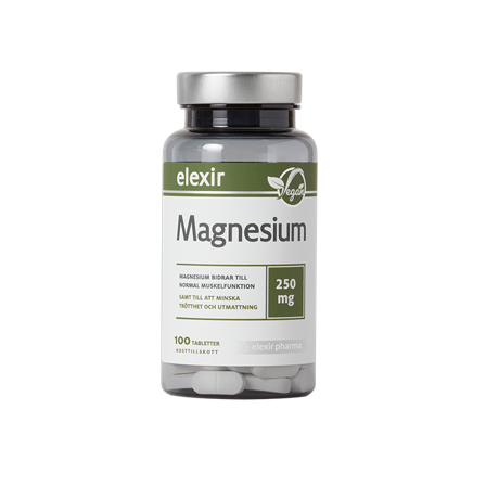 Elexir Pharma Magnesium 250mg 100 tabletter