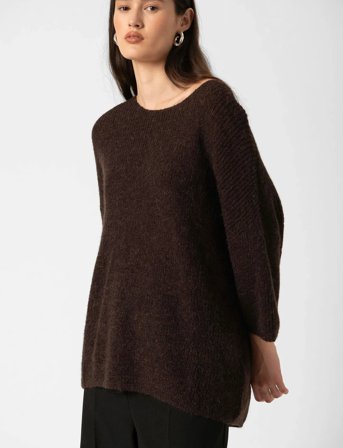 Soaked in Luxury Sltuesday Jumper - Brown - M