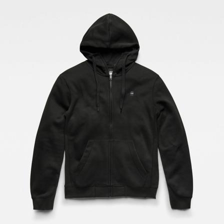 G-star Premium Core Hooded Zip Trui , Zwart , Heren , Maat: S