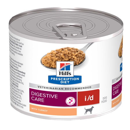Hill's Prescription Diet Dog - i/d Digestive Care kalkun hermetikk - våtfôr for hund 200 g - Hund - Hundefôr & hundemat - Veterinærfôr for hund - 