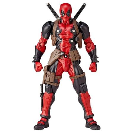 Deadpool Actionfigur, Avtagbart och utbytbart ansikte, Samlarmodell Docka Figurleksak Skrivbordsdekorationer Fans Present