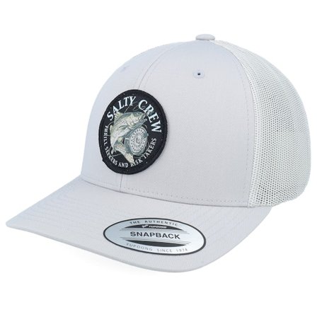 Salty Crew - Grå trucker Caps - Reel Fly Retro Silver Trucker @ Hatstore