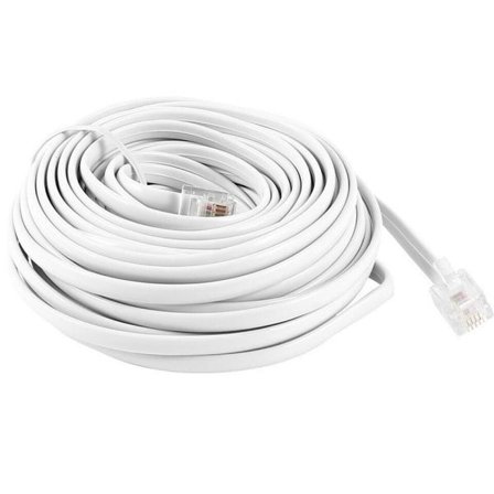 10 meter RJ11 6P4C modulær telefon ledning forlænger ledning kabel