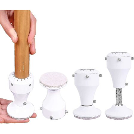 Möbelhöjare, Justerbar Höjd 7-10cm, Passar Stolsbordsskrivbordssoffa Bendiameter 1-1/8"-1-5/8", Vit 1 Pack