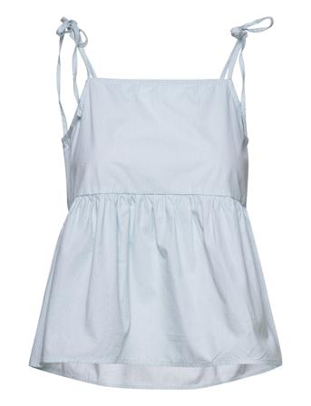 Slffreda Sl Top W Bluse Ermeløs Blå Selected Femme