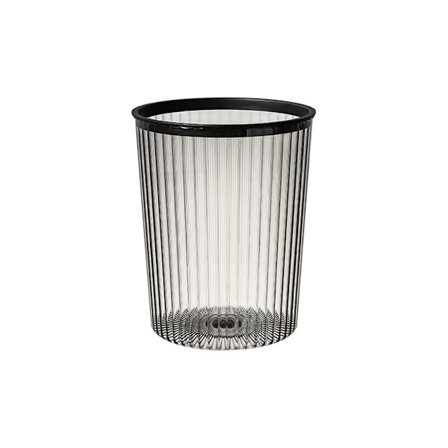 Runde skraldespande, affaldsspand til hjemmet med stor kapacitet, skraldekurv, simple skraldespande med trykring, kraftige skraldespande uden låg