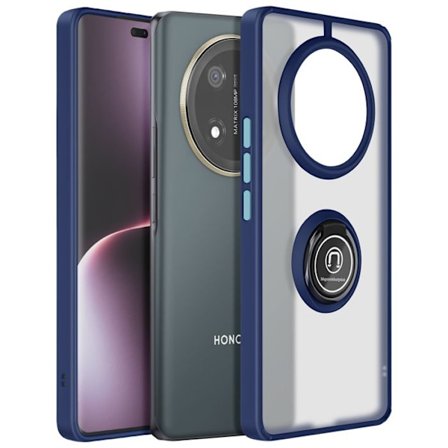Coque Antichoc - Honor - Magic 7 Lite - Metallring - Videostøtte - Blå