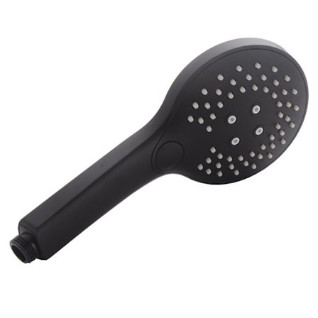 3-Funktions Håndbruser Ny Mat Sort Galvaniseret Trykforøger