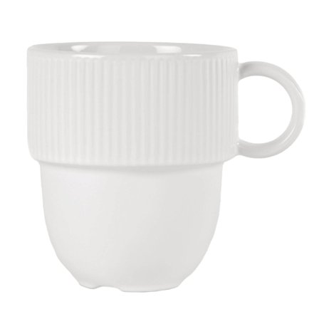 Sagaform Inka krus 27 cl, hvid | KitchenOne