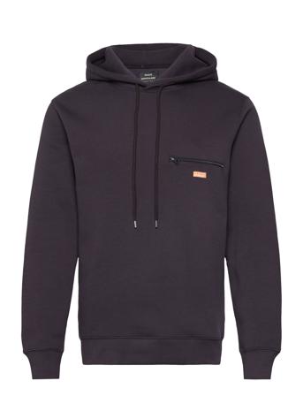 Kansas Mn Sweat Hoodie Tops Sweat-shirts & Hoodies Hoodies Navy Mads Nørgaard