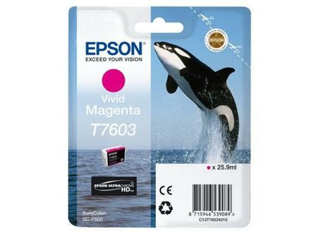 Epson T7603 - livlig magenta - original - blekkpatron