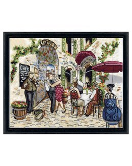 Broderikit Billede Café dance - Design Works Crafts