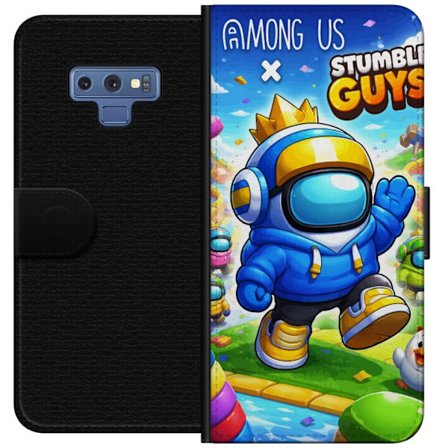 Kompatibelt Plånboksfodral till Samsung Samsung Galaxy Note9 Juventus klubbemblem i svart och vitt med tre guldstjärnor, stilrent sportmotiv med bor