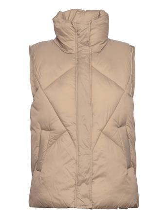 Onlpalma Puffer Waistcoat Cc Otw Brown ONLY