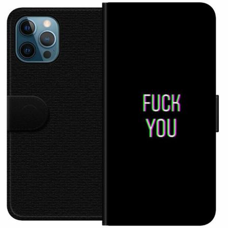 Apple Iphone 12 Pro Plånboksfodral Fuck You *