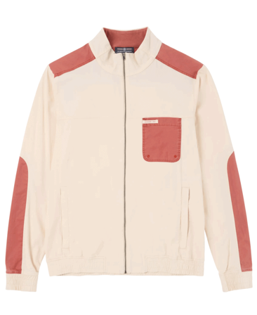 Amundsen Ditch-Hiker Jacket Mens Oatmeal/Terra Red