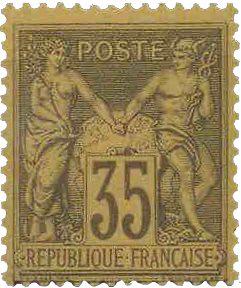 Frankrig 1878 - YT 93 - Ubrugt