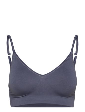 Lucia Bra Top Solid Lingerie Bras & Tops Soft Bras Tank Top Bras Grå Missya