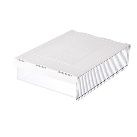 Läpinäkyvä pöydänalainen piilotettu järjestäjä Pöydän alle Asennettava Ulosvedettävä laatikko Pöydän alle Piilotettu laatikko Keskikokoinen 21x6x17cm