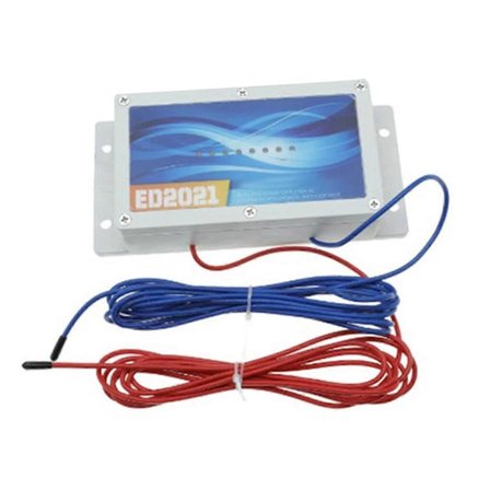 Elektronisk vandafkalker reducerer kalk og rust EU-stik