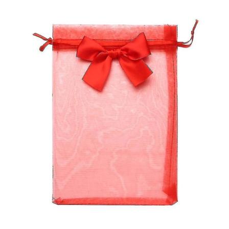 10 kpl/erä Hieno perhoslaukku Häät Nyöri Pussi Organza Laukku Lahja Korkea