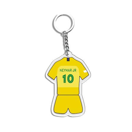 Europeisk cup Neymar-fans, fotballsuvenirer, nøkkelringer, anheng, små sportsgaver