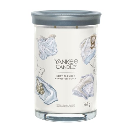 Yankee Candle Signature Tumbler Candles Soft Blanket 567g - Candela Profumata