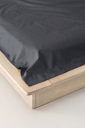 Jotex - Lakan Enkelsäng Ekologisk Grå ZACK - Köp Lakan hos Jotex