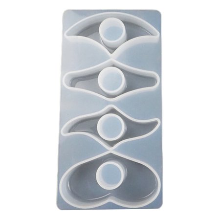 Håndlavet Tommelfinger Bogmærke Krystal Epoxy Resin Form Bogsideholder Silikoneform