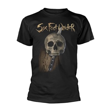 Six Feet Under Unisex Vuxen Kniv Skalle T-Shirt M Svart