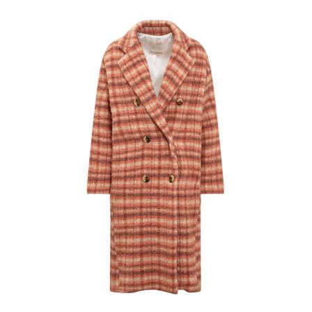 Momoni, Double-Breasted Coats Beżowy, Kobieta, Rozmiar: M