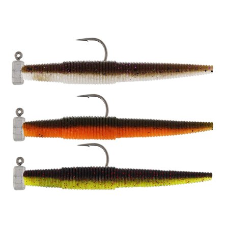 Westin Ned Worm R 'N R 7cm, 2,5g (3-PCS) - Dark Water Mix