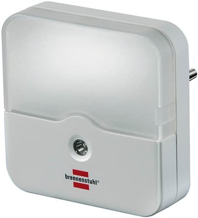 Brennenstuhl LED-orienteringsljus OL 02E med skymningssensor, fyrkantigt