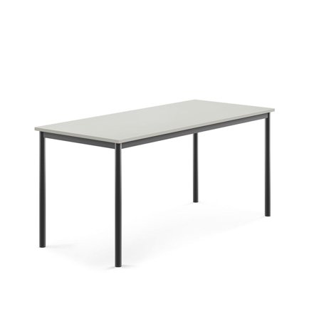 Tisch BORÅS, 1600x700x720 mm, Laminat grau, anthrazit
