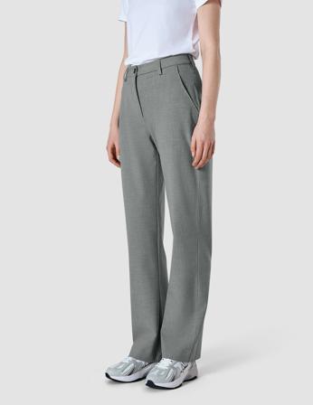 SHAPING NEW TOMORROW Straight Essential Women Pants - Cloud Grey - 32 / 32