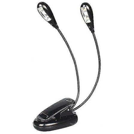 Dobbelthoved Klemspot/læselampe/natlampe Klemme